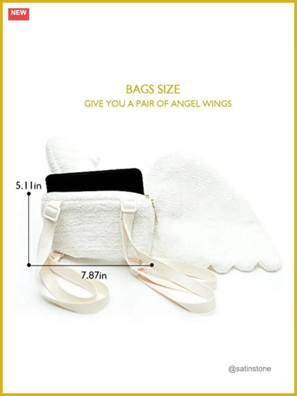 Lolita Angel Wings Backpack Costume Bag Mini Cosplay Plush